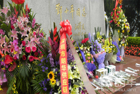 感恩先进，，，思念伟人——公司组织中高层干部前往瞻仰邓小平雕像 - 朗华要闻 - 深圳市朗华供应链效劳有限公司