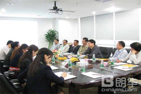 深圳海关副关长刘建三一行莅临我司调研、指导 - 朗华要闻 - 深圳市朗华供应链效劳有限公司